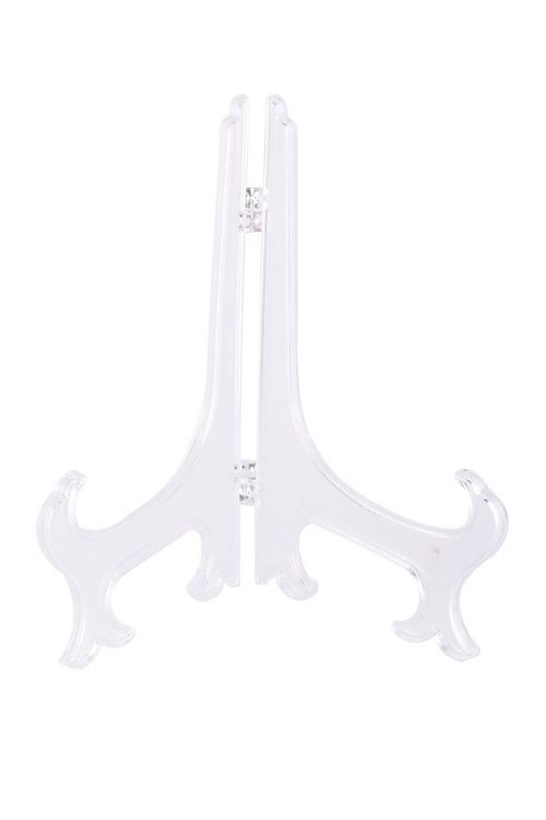 Soporte Atril Acrílico Bolsa 21.5CM 2Pz