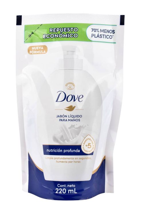 Jabón Líquido Manos Dove Rep Nutrición Prof 220ML