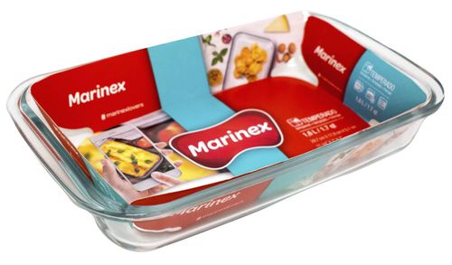Fuente Marinex Vidrio Rectangular 29.6X17.8 2L