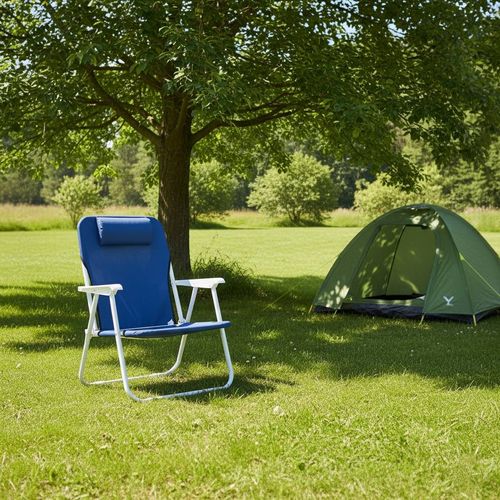 Silla Camping 58x41x68cm c/Cabezera