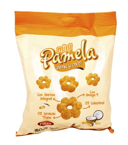 Galletas Mini Pamela Avena y Coco 180G