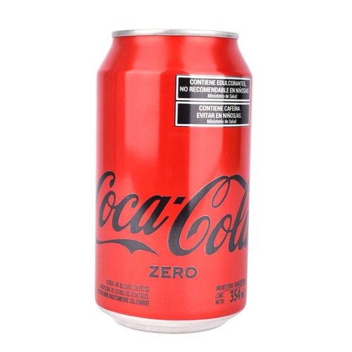 Gaseosa Coca Cola Zero Lata 354ML