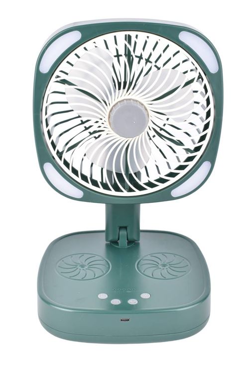 Ventilador Portátil 19x32cm USB con Luz