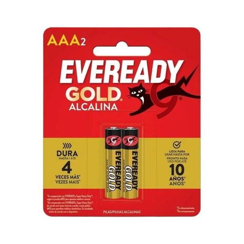 Pilas Eveready Gold AAA 2Un