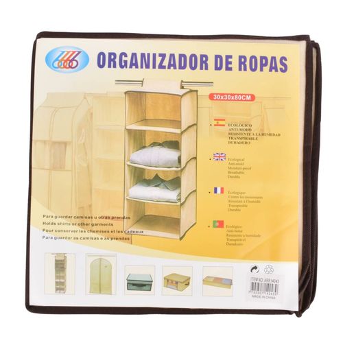 Organizador de Ropa Tela 30x30x80cm