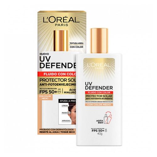 Crema Facial L'oréal UV Defender Medio 40G