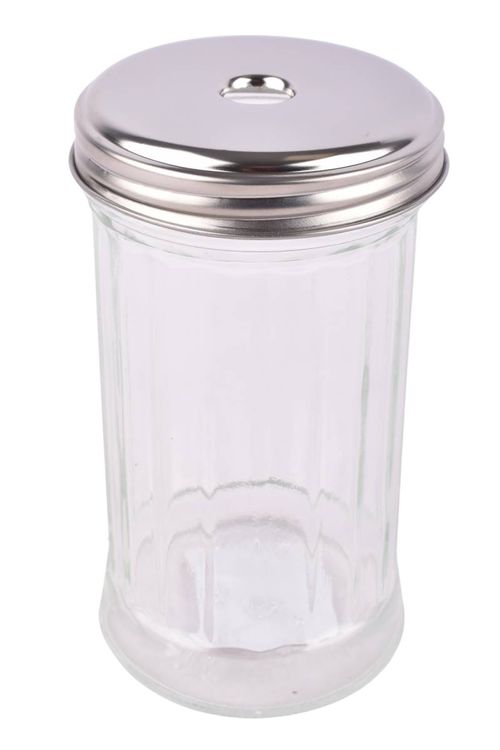 Azucarera Vidrio Tapa Pico Acero 7.5x16C