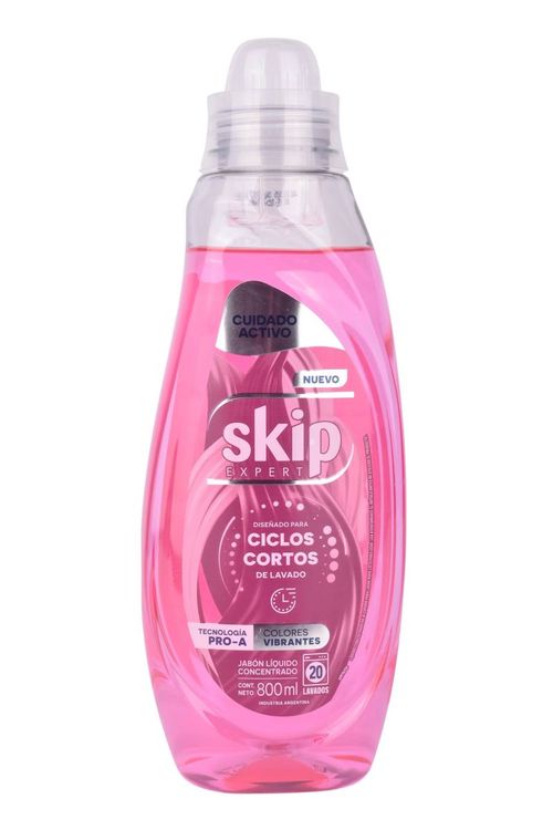 Jabón Líquido Skip Concentrado Cuidado Bot 800ML