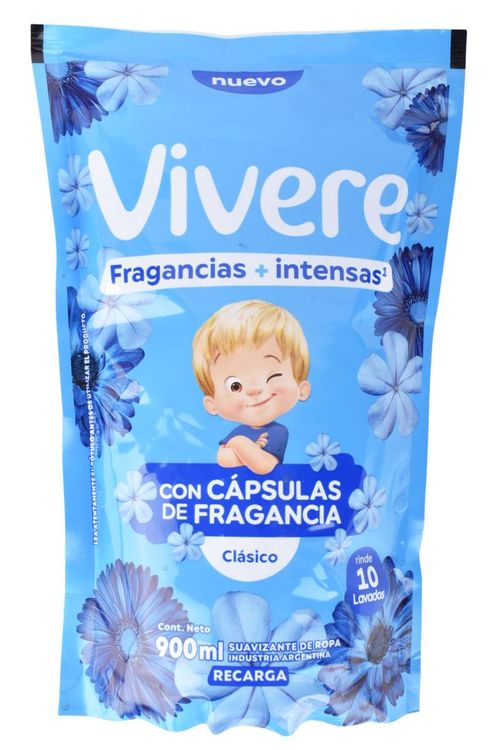 Suavizante Vivere DP Clásico + Intenso 900ML
