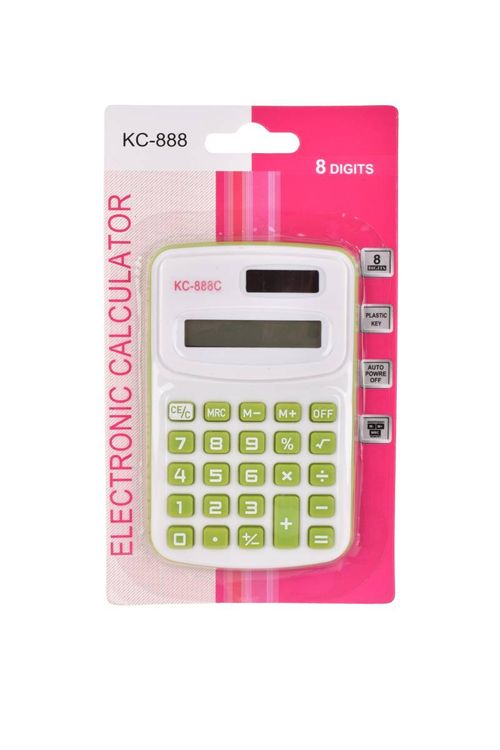 Calculadora 8 Digitos Solar Pila 10CM