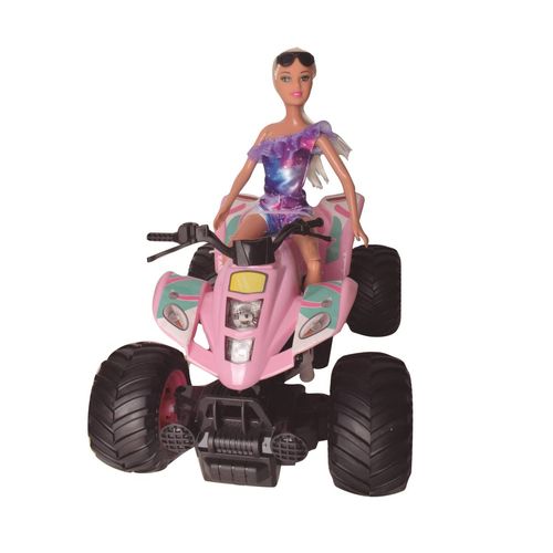 Muñeca Tiny y su Cuatriciclo