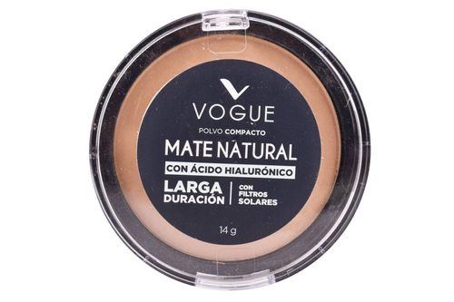 Polvo Compacto Vogue Mate Natural Canela