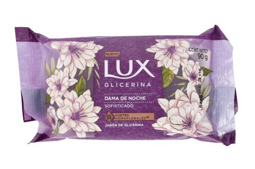Jabones Tocador Lux Glicerina Dama de la Noche 90G