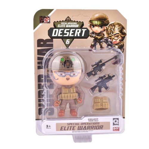 Muñeco Soldado con Accesorios