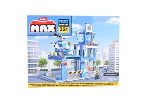 Bloques Max City Policía Set Zuru 321Pz