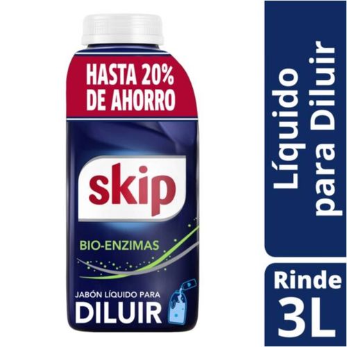 Jabón Líquido Skip p/Diluir Bio Enzima Bot 500ML