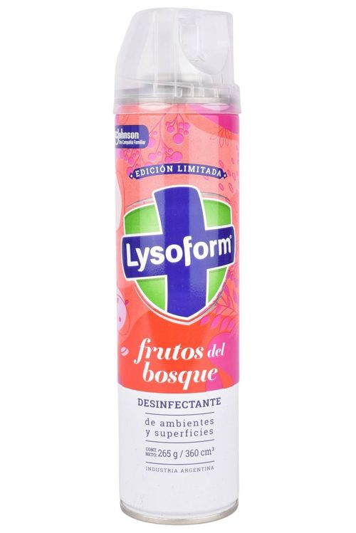 Desodorante Ambiente Lysoform Aero Frutos del Bosque 360ML