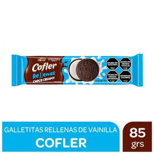 Galletas Cofler Rellena Choco Creamy 85G