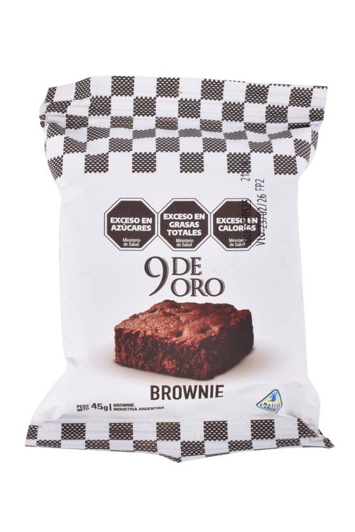 Bizcochuelo 9 de Oro Brownie 45G