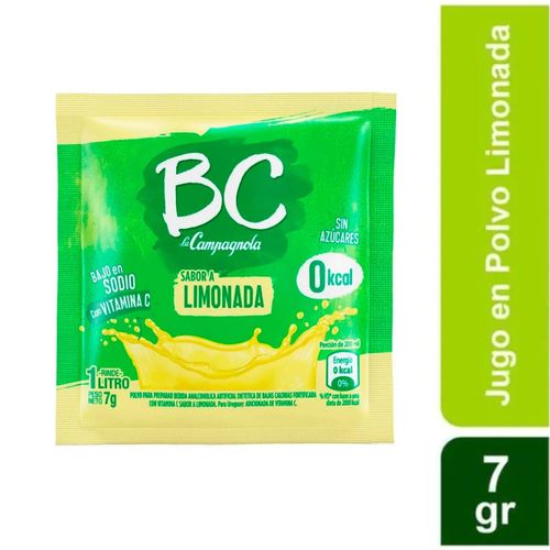 Jugo BC en Polvo Limonada 7G