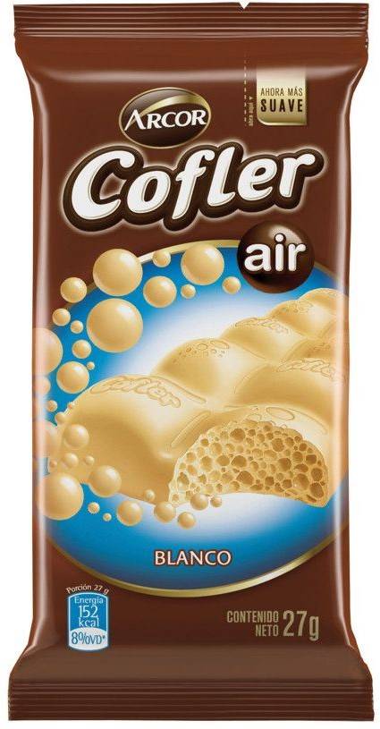 Chocolate Cofler Air Blanco 27G