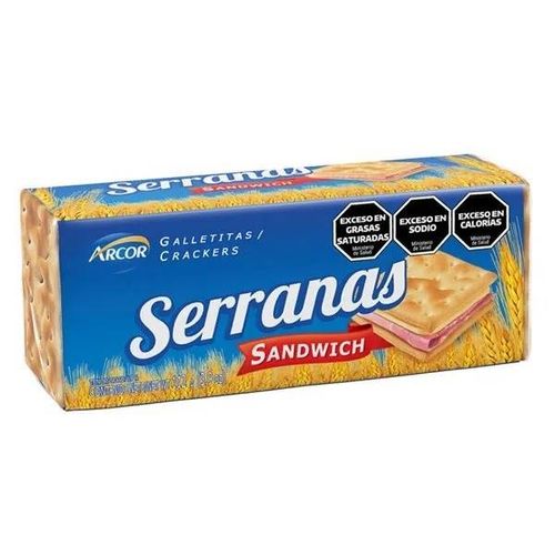 Galletas Arcor Serranas Sandwich 112G