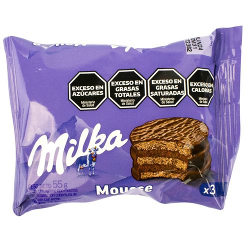 Alfajor Milka Mousse Triple 55G
