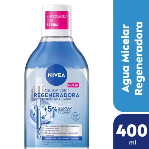 Agua Micelar Nivea Regeneradora c/Sérum 400ML