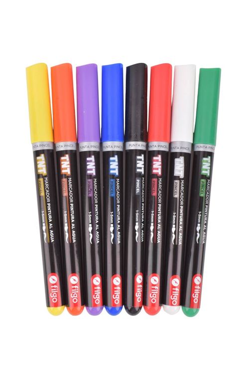 Marcadores Filgo Pincel Surtido 8Un