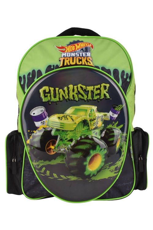 Mochila Espalda Wabro 17" Hot Wheels Green