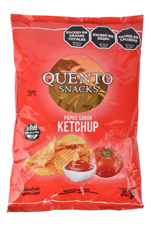 Papas Fritas Quento Ketchup 82G
