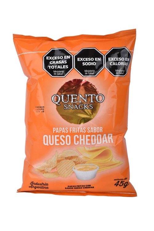 Papas Fritas Quento Cheddar 45G