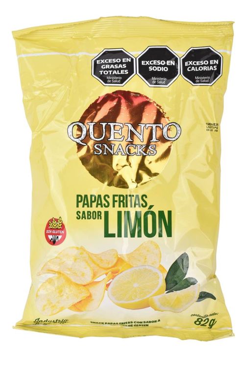 Papas Fritas Quento Limón 82G