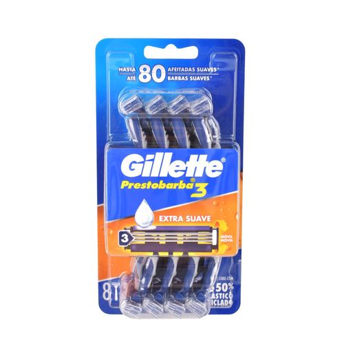 Máquina de Afeitar Prestobarba 3 Regular 8