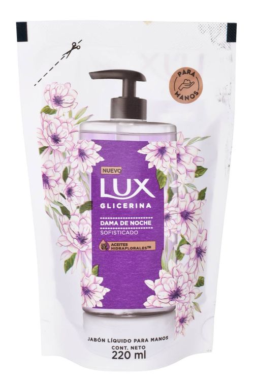 Jabón Líquido Lux Glicerina Dama Noche 220ML