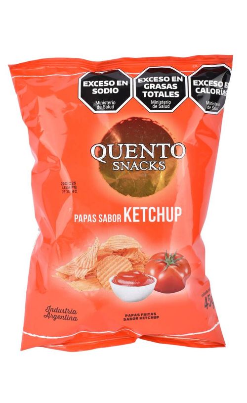 Papas Fritas Quento Ketchup 45G