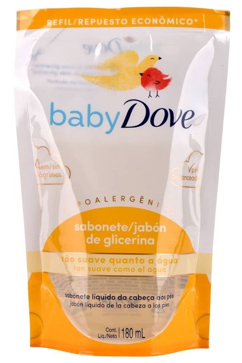 Jabón Líquido Dove Baby Glicerina 180ML