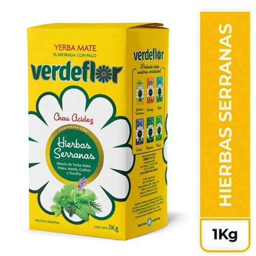 Yerba Verdeflor Hierbas Serranas 1KG