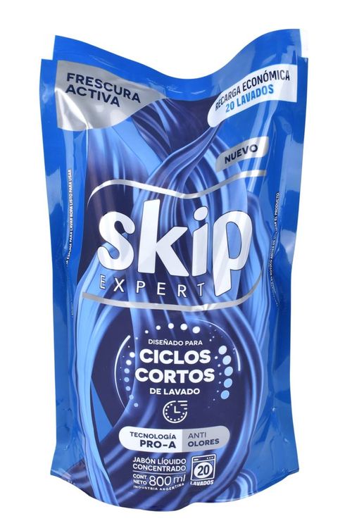 Jabón Líquido Skip Concentrado Be Fresco DP 800ML