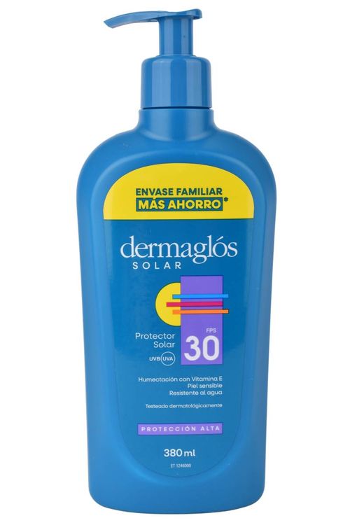 Protector Solar Dermaglós Emulsión F30 380ML