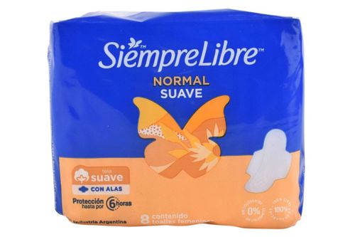 Toallas Femeninas Siempre Libre Normal Suave 8