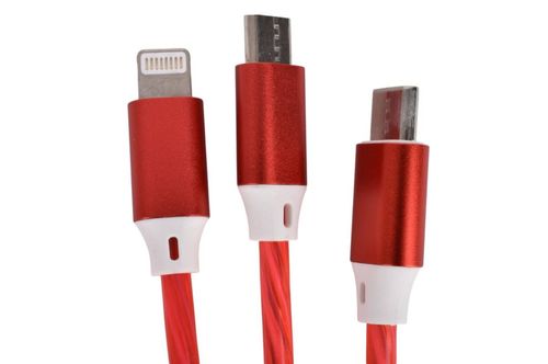 Cable Auxiliar 3in 1 Bolsa 1.2M