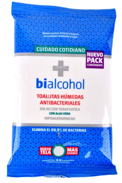 Toallitas Porta Antibacterial 15