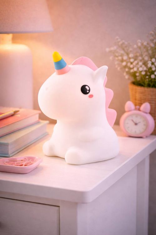 Lampara Velador Infantil Unicornio 15CM