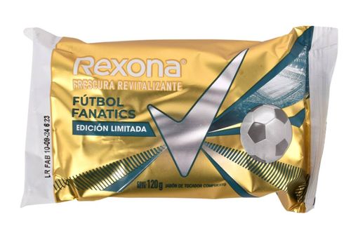 Jabón Tocador Rexona Futbol Fanatics 120G