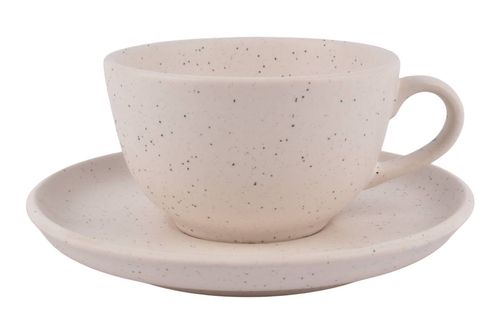 Taza Oxford de Té con Plato Baunilha 200cc