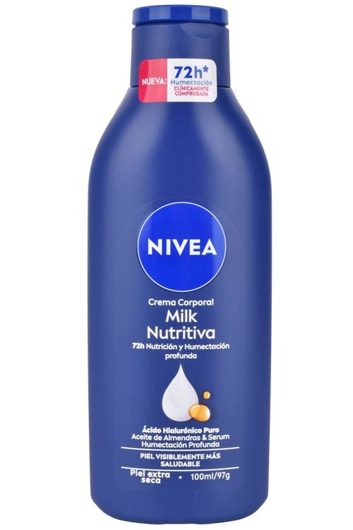 Crema Corporal Nivea Milk Nutritiva 100ML