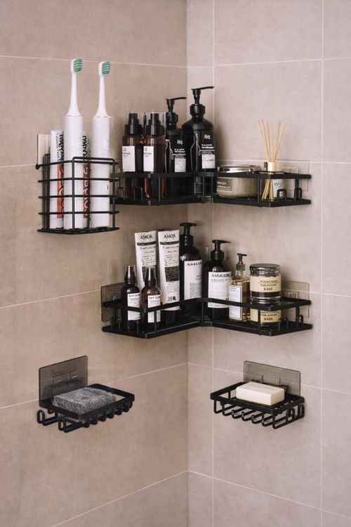Estante Organizador de Baño Pared 5Pz