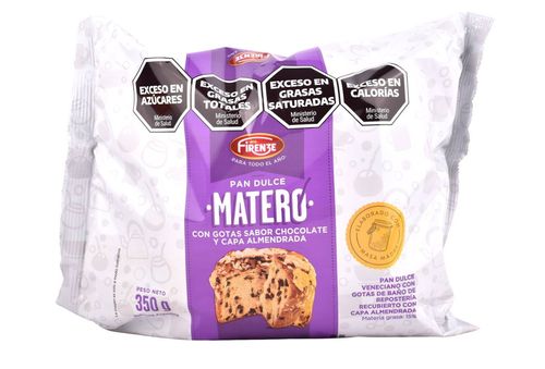 Pan Dulce Firenze Matero Con Chips 350G