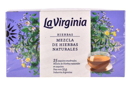 Té La Virginia Hierbas Naturales 25
